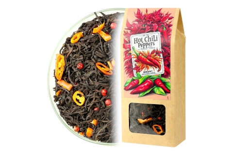 Herbata Czarna BLACK HOT CHILI PEPPERS (KT) (50g) Pikantna Moc Smaku !!